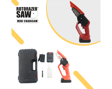 Rotorazer Mini Chainsaw - Portable & Lightweight Chainsaw