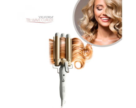 Tri-Wave Curler - Salon quality hair curler