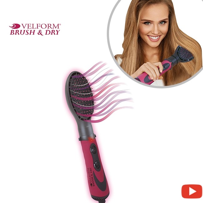 Velform brush hot sale and dry reviews