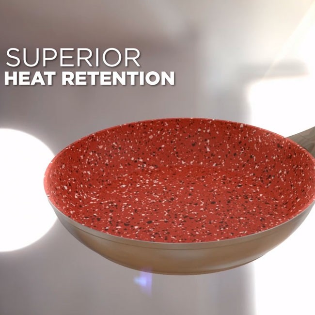 Starlyf Copper Stone Pan Nonstick and scratchproof pan