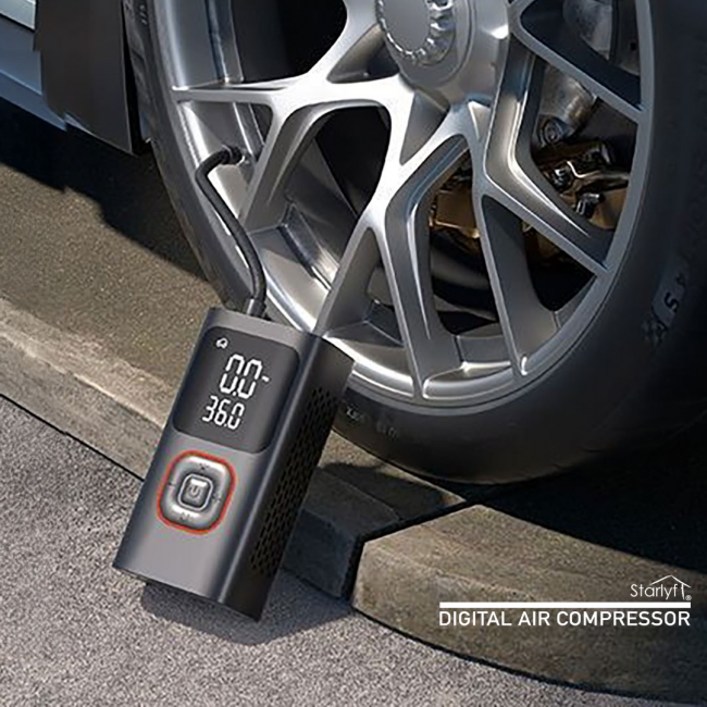 Digital Air Compressor - The smartest mini air compressor