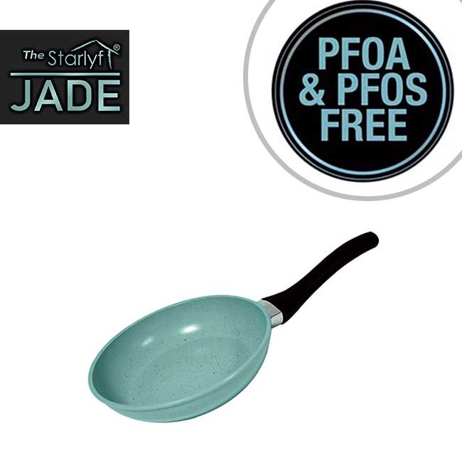 20 cm Best Direct Starlyf Jade Pan antiaderente PFOA PFOS Free Fast Cooking senza olio o burro 