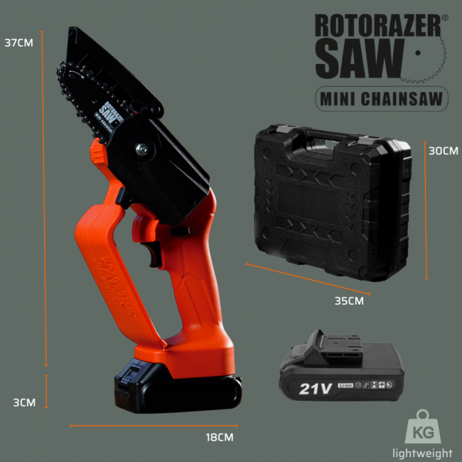 Rotorazer Mini Chainsaw Portable & Lightweight Chainsaw DIY