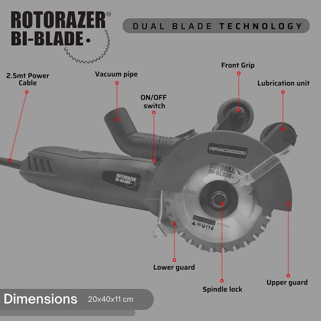 Rotorazer Bi-Blade - The circular saw | DIY