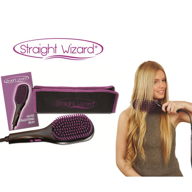 Heated hair brush Straight Wizard