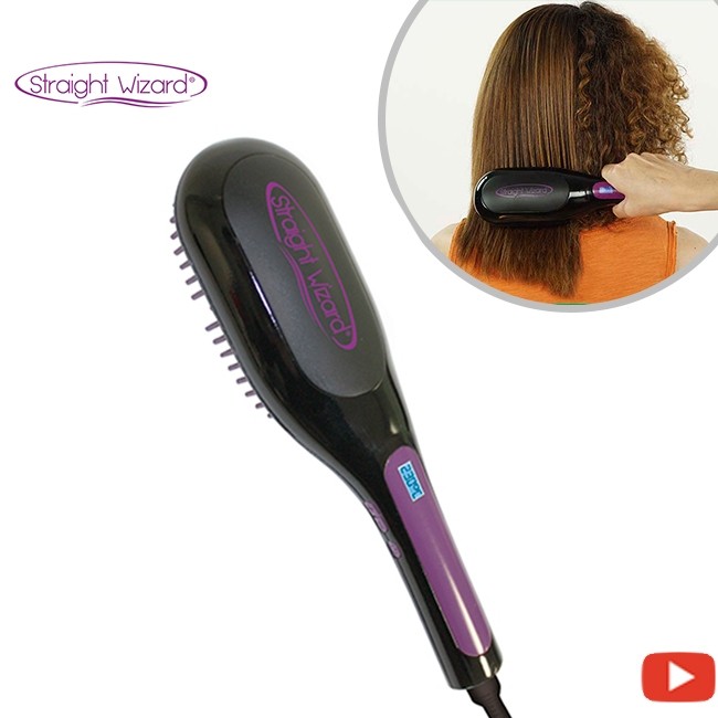 Heated hair brush Straight Wizard