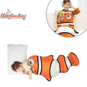 Sleepfun Bag - Fun clown fish blanket