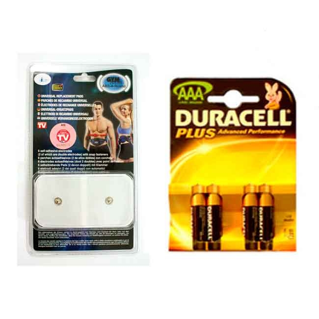 Replacement pads and duracell batteries